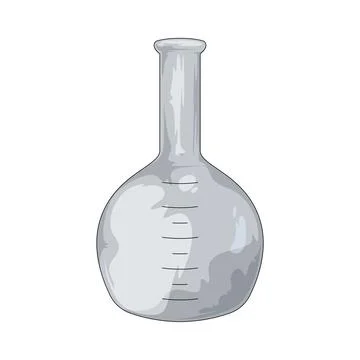 Science flask illustration Stock Illustration