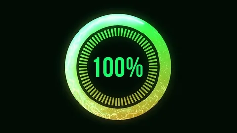 Science Futuristic Loading Circle Ring. Loading Transfer Download Animation 0 Stock Footage