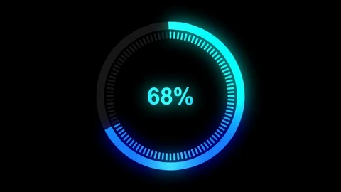 Science Futuristic Loading Circle Ring. 스톡 동영상 123052053