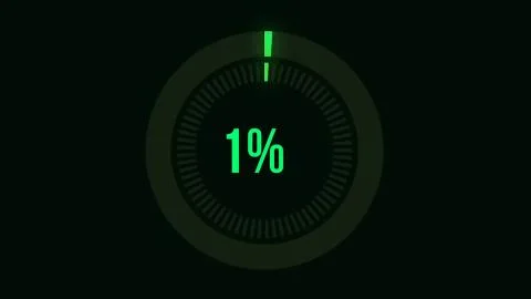 Science Futuristic Loading Circle Ring. Loading Transfer Download Animation 0 Stock Photos