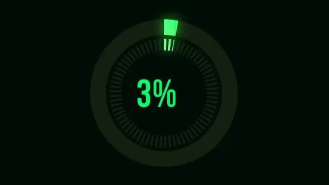 Science Futuristic Loading Circle Ring. Loading Transfer Download Animation 0 Stock Photos