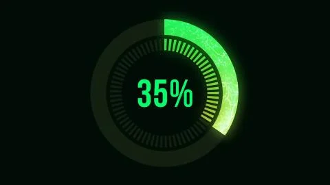 Science Futuristic Loading Circle Ring. Loading Transfer Download Animation 0 Stock Photos