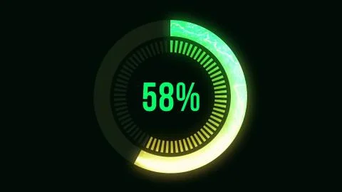 Science Futuristic Loading Circle Ring. Loading Transfer Download Animation 0 Stock Photos