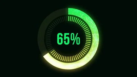 Science Futuristic Loading Circle Ring. Loading Transfer Download Animation 0 Stock Photos