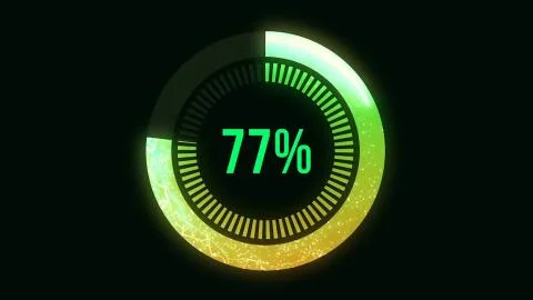 Science Futuristic Loading Circle Ring. Loading Transfer Download Animation 0 Stock Photos