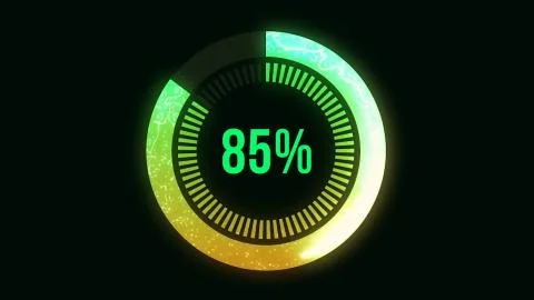 Science Futuristic Loading Circle Ring. Loading Transfer Download Animation 0 Stock Photos