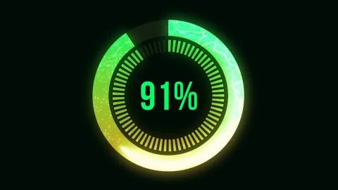 Science Futuristic Loading Circle Ring. Loading Transfer Download Animation 0 Stock Photos