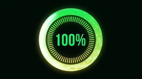 Science Futuristic Loading Circle Ring. Loading Transfer Download Animation 0 Stock Photos