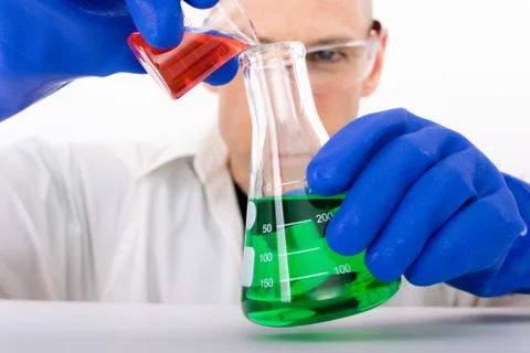 Science Guy Determined Stock Photos