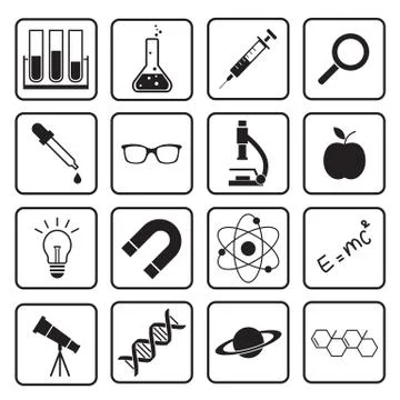 Science icon Stock Illustration