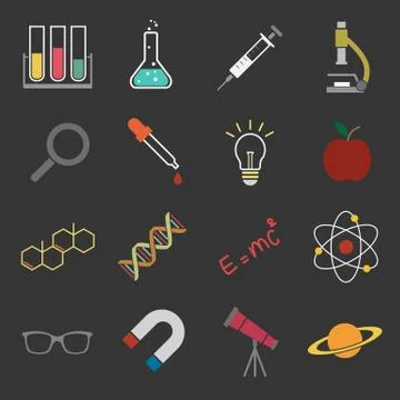 Science icon Stock Illustration
