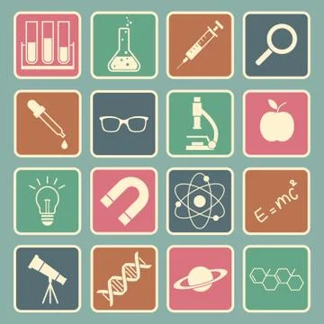 Science icon Stock Illustration