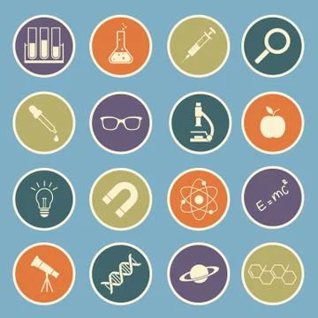 Science icon Stock Illustration