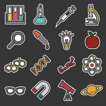Science icon Stock Illustration