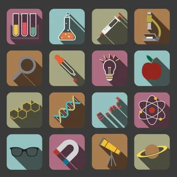 Science icon Stock Illustration
