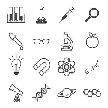 Science icon Stock Illustration