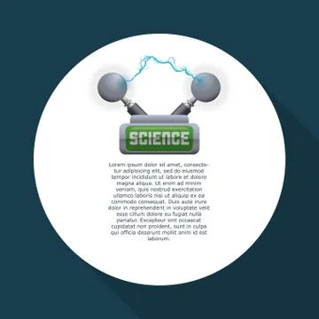 Science icon. laboratory concept.  Flat illiustration , vector Stock Illustration