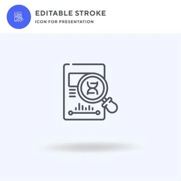 Science icon vector, filled flat sign, solid pictogram isolated on white, logo Stockillustratie