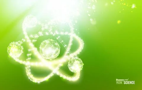 Science illustration Illustrazione stock