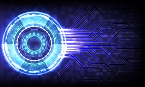 Science infographic. Element of computer data connect. Abstract hologram hi-t Stock Illustration