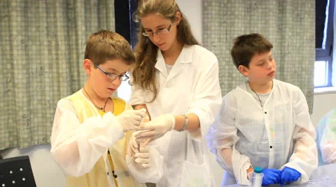 Science lab class Vidéo 25593714