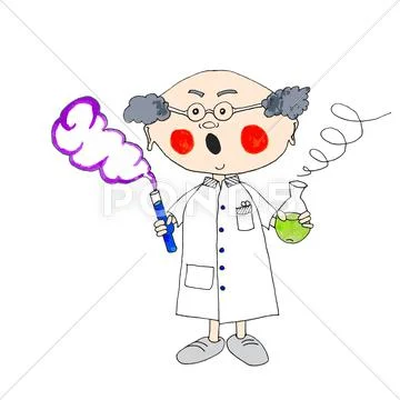 Science in lab Stock Illustration