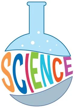 Science Lab Tools and Equipment Experiment Banner Illustrazione stock