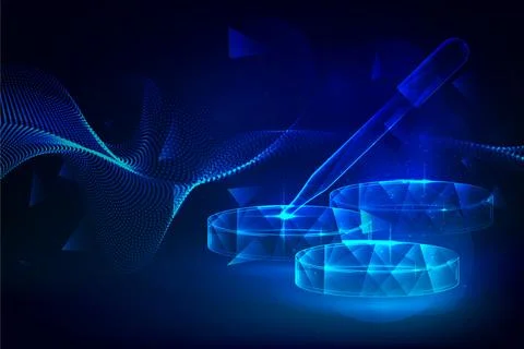 Science laboratory background Illustrazione stock