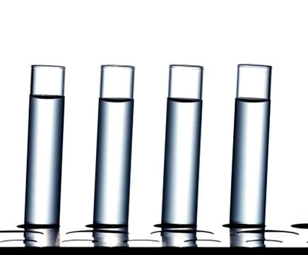 Science laboratory research, test tubes Stock Photos