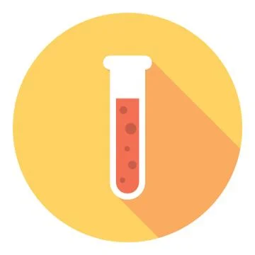 Science Laboratory Test Flask Stock Illustration