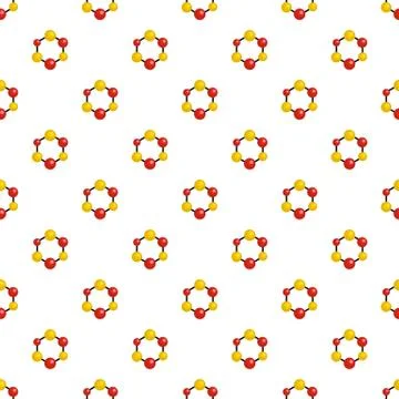 Science lattice pattern seamless vector Stock Illustration