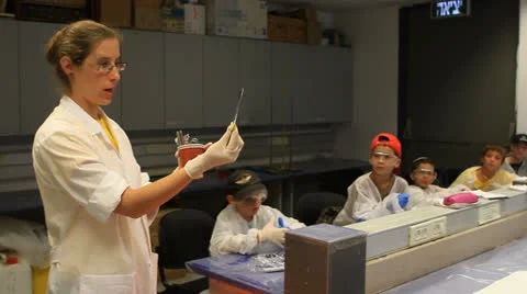 Science lesson Vídeos de archivo 25455536