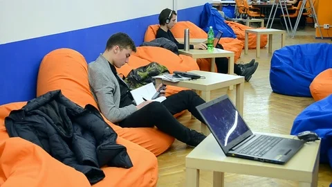Science Library of NTUU KPI named Denisenko in Kiev, Ukraine. Stock Footage 71123766