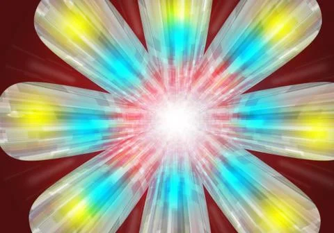 Science light lines abstract background Stock Illustration