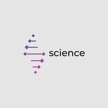 Science logo design  Stock Illustration