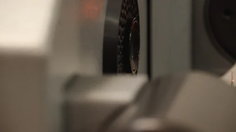 Science machine scanning screw 2 Stock Footage 91842121