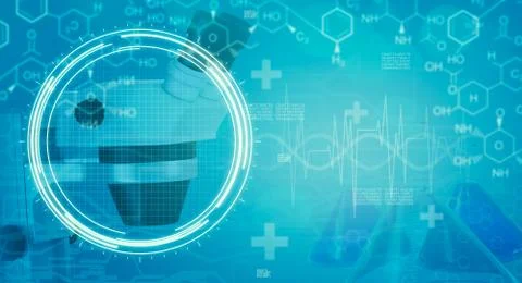Science medicine background concept Illustrazione stock