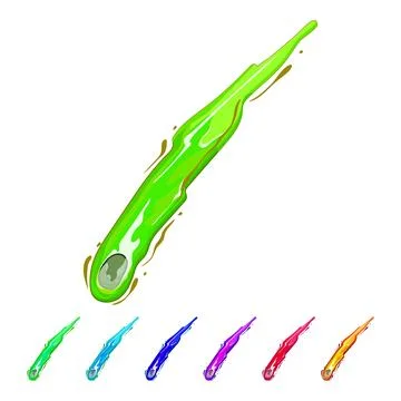 Science meteor cartoon vector graphic Stock Illustration