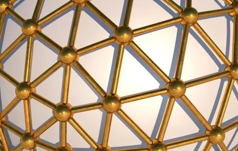 Science Molecular DNA Model Structure, business concept.3D render Stock Illustration