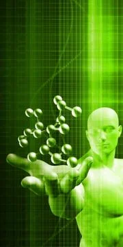 Science Molecular DNA Structure 库存插图