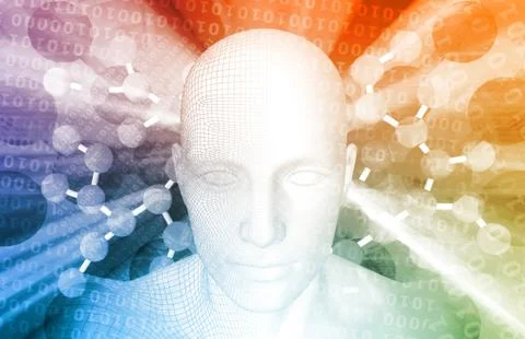 Science Molecular DNA Structure Stockillustratie