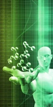 Science Molecular DNA Structure 库存插图