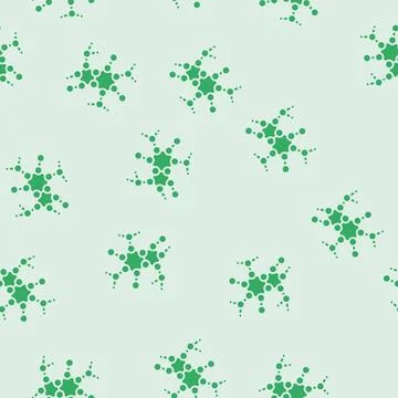 Science molecular structure glyph seamless pattern Stock Illustration