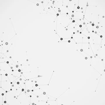 Science molecule design. Vector background イラスト素材