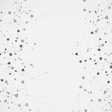 Science molecule design. Vector background イラスト素材