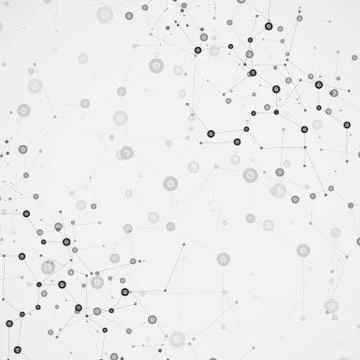 Science molecule design. Vector background Stock Illustration