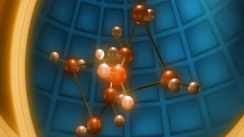 Science molecule research Stock Footage 91022492