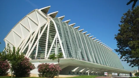 Science Museum, Valencia Stock Footage 113385062