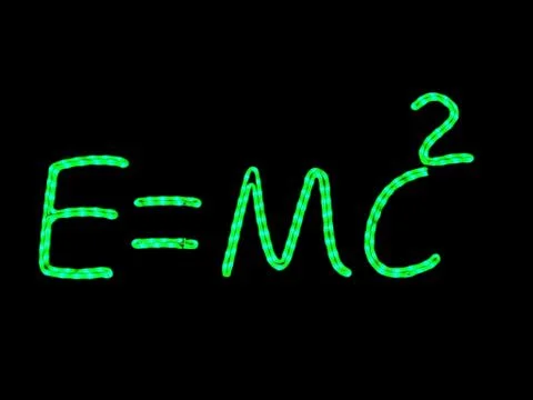 Science neon physics 스톡 사진