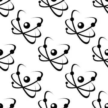 Science or educational seamless pattern Illustrazione stock